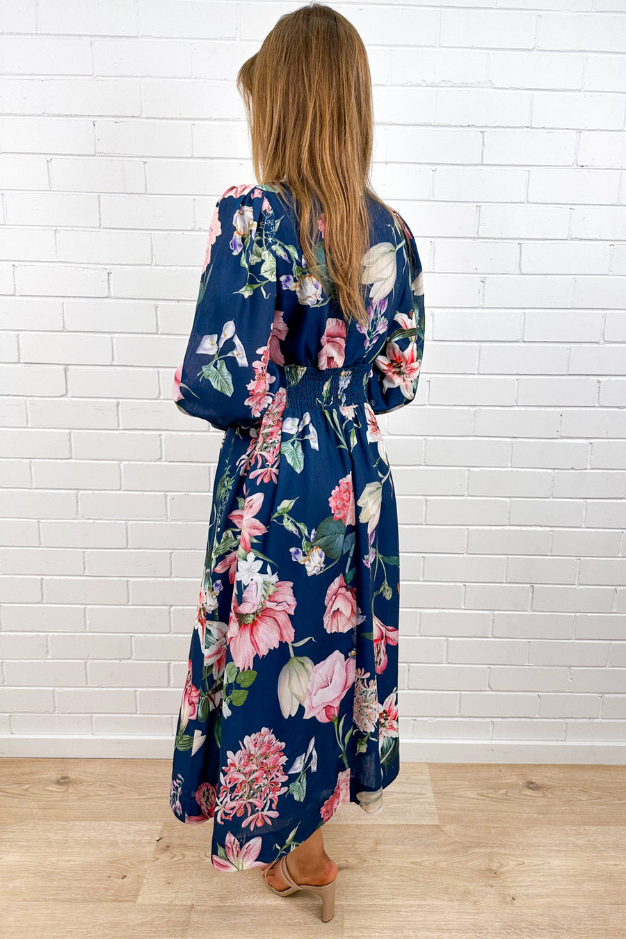 Loreli Dress - Navy Floral