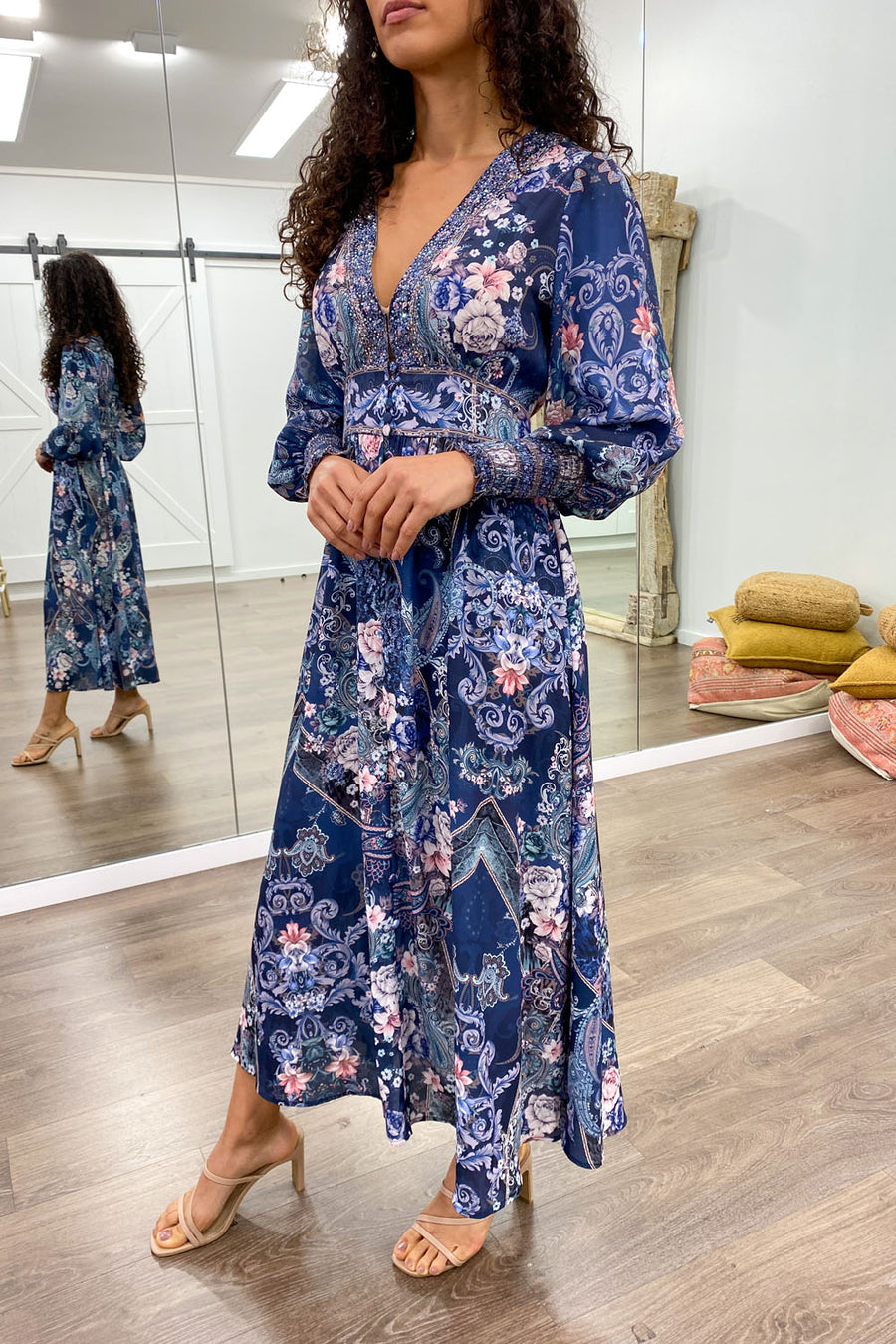 Navy Floral