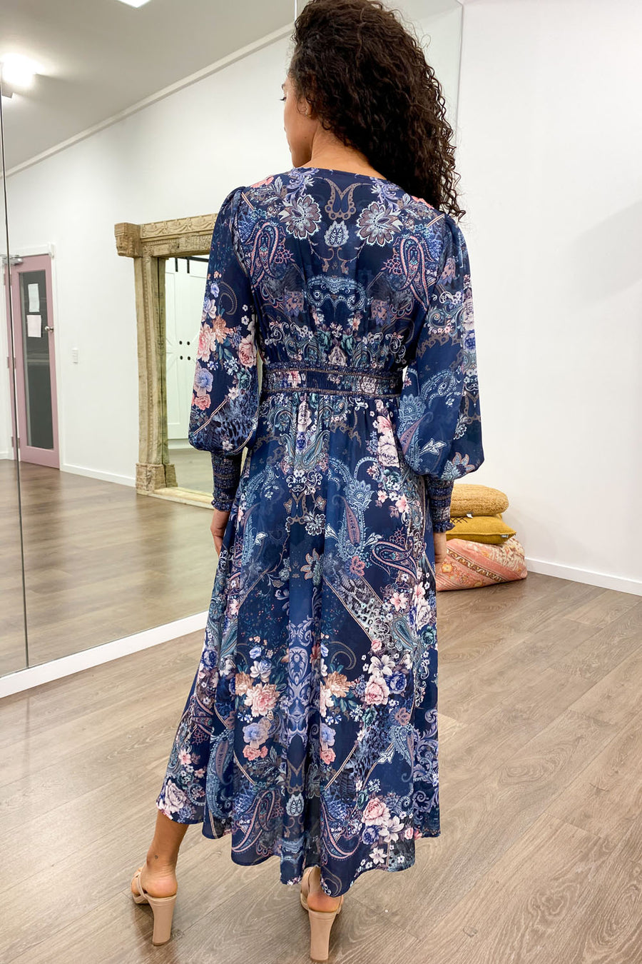 Navy Floral