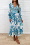 Teal Floral