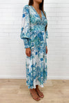 Teal Floral
