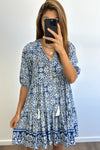 Blue White