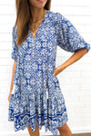 Blue White