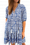 Blue White