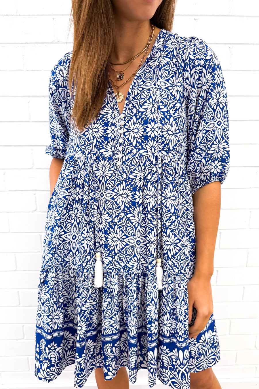 Blue White