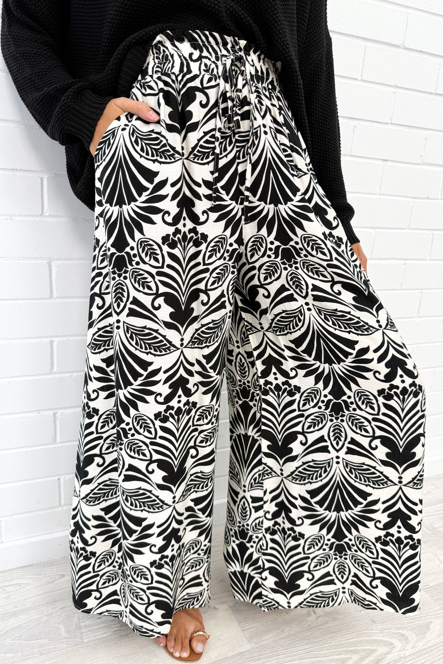 Black White