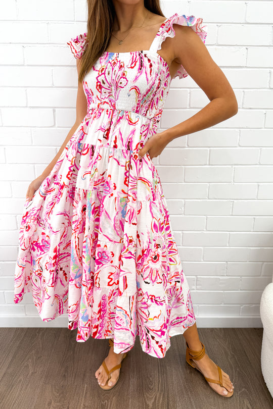 Pink Paisley Floral: kym