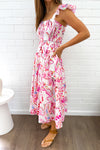 Pink Paisley Floral