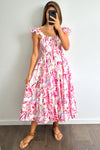 Pink Paisley Floral