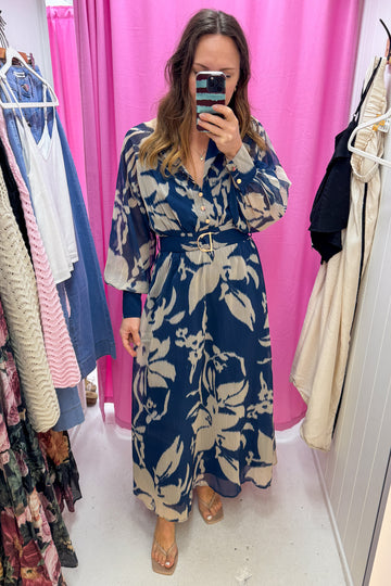 Blue Cream Floral: bri
