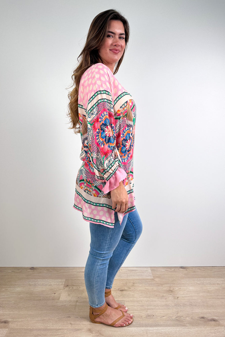 Pink Polka Print
