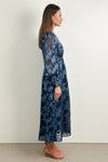 Magnolia Dress Navy Blue