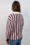 Pink Brown Stripe