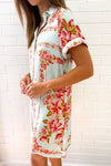 Blue Blush Floral