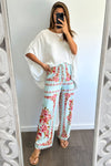 Blue Blush Floral