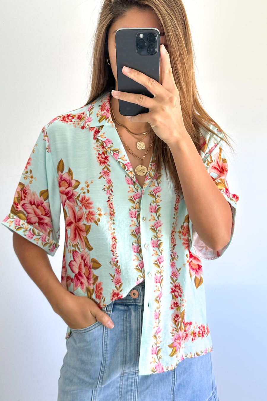 Blue Blush Floral