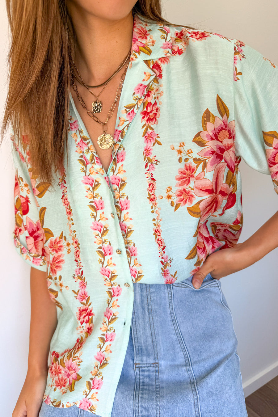 Blue Blush Floral