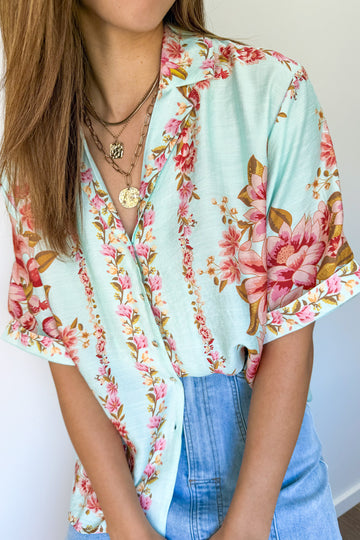 Blue Blush Floral: kym