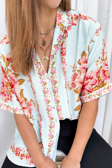 Blue Blush Floral: kym