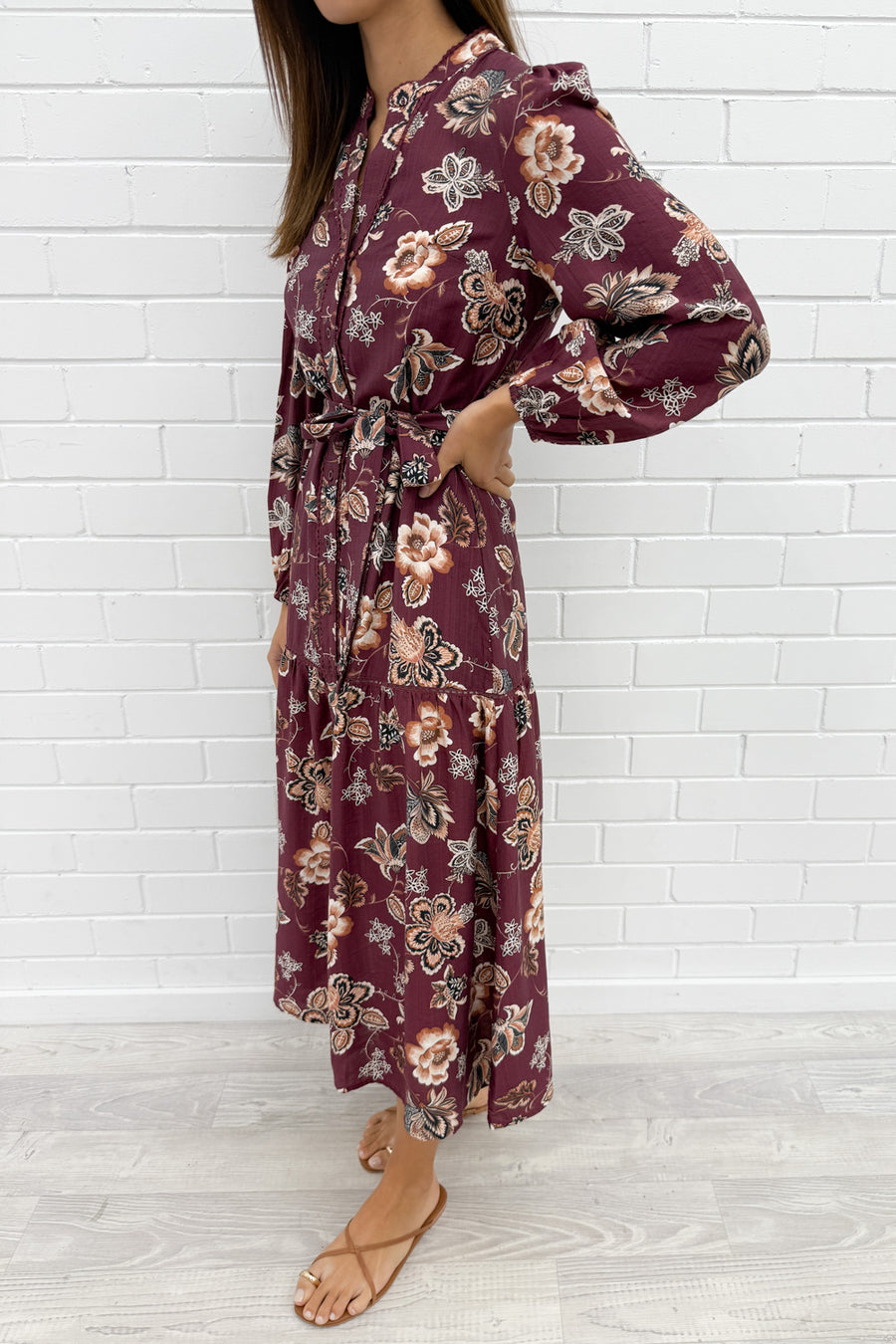 Burgundy Floral