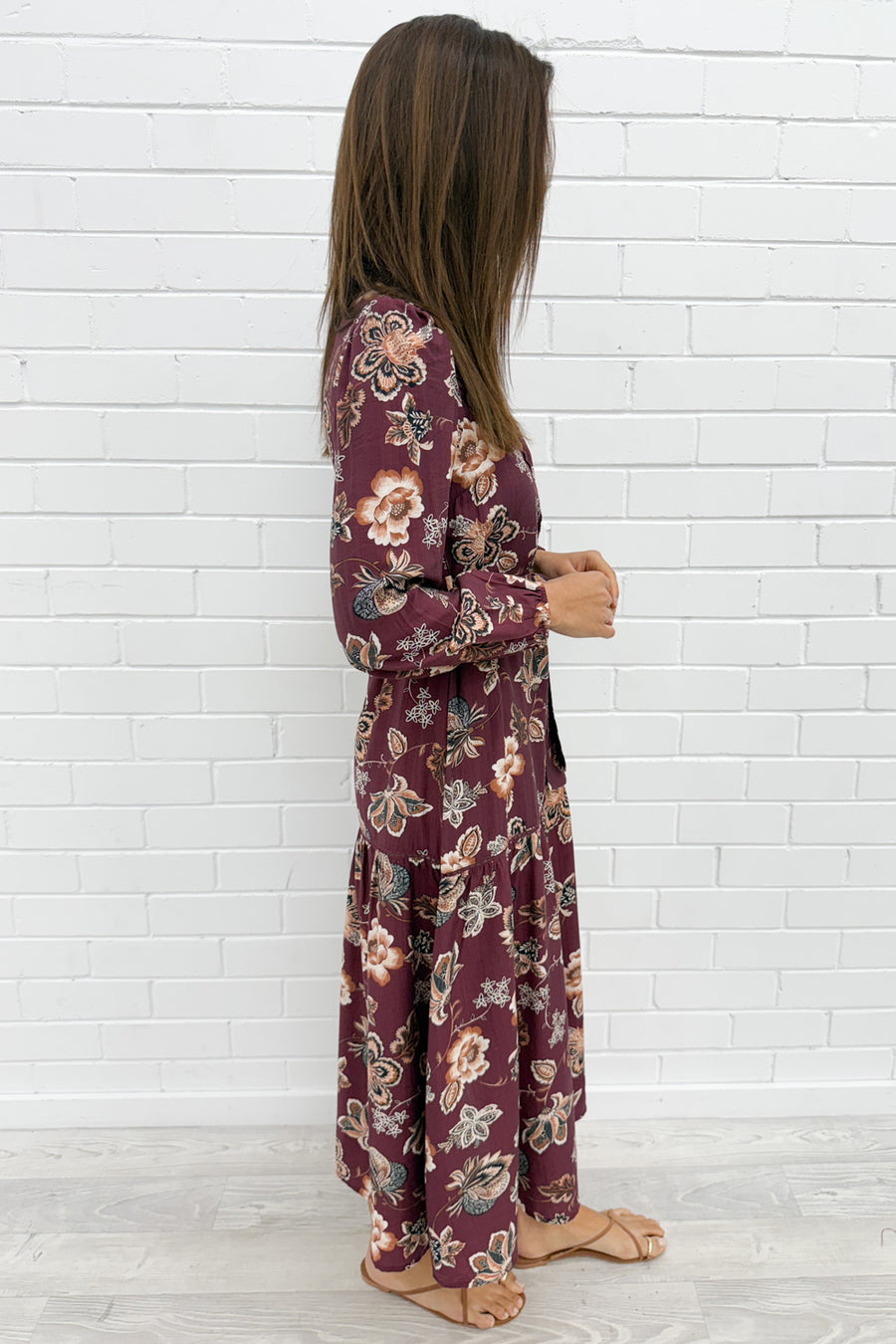 Burgundy Floral