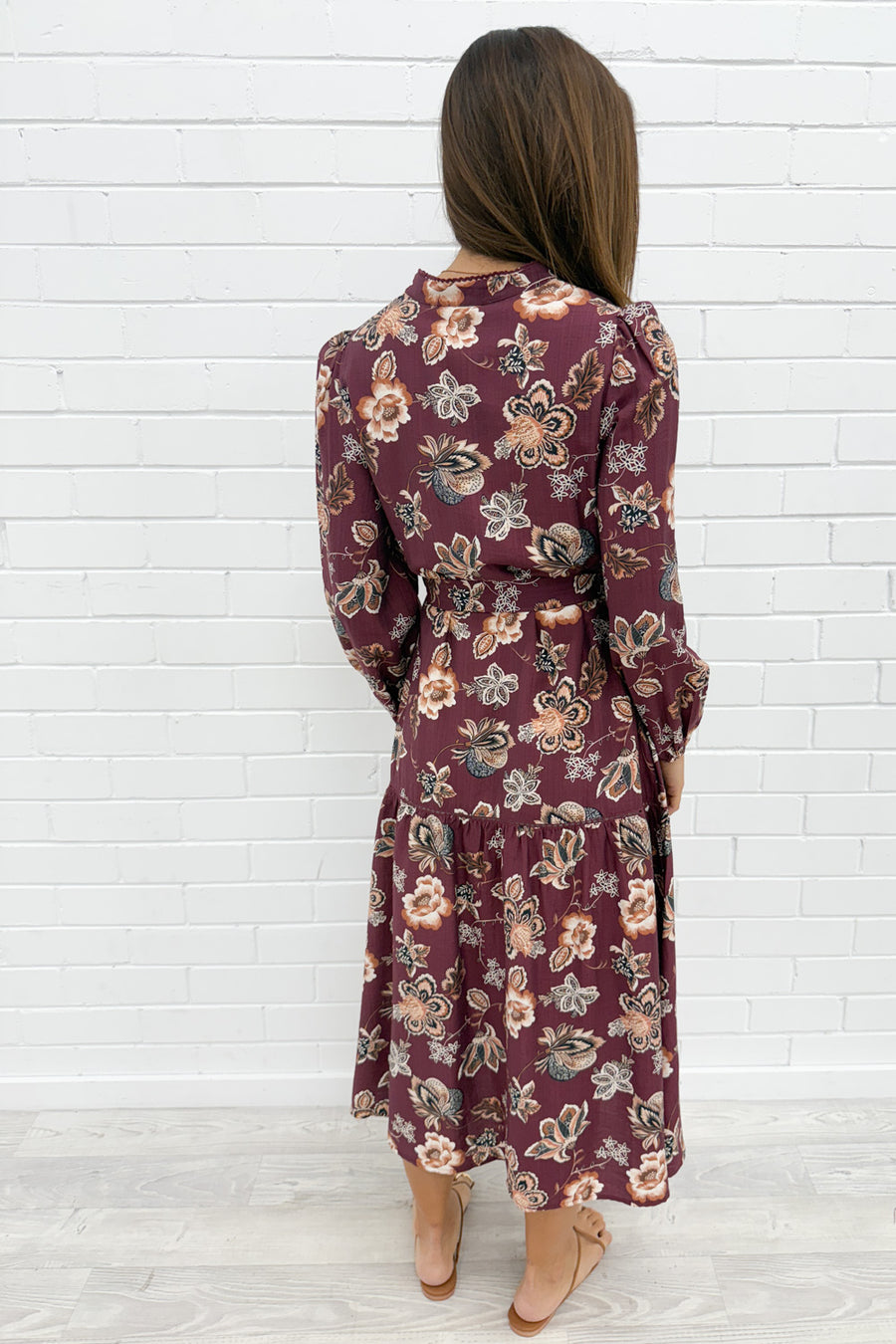 Burgundy Floral