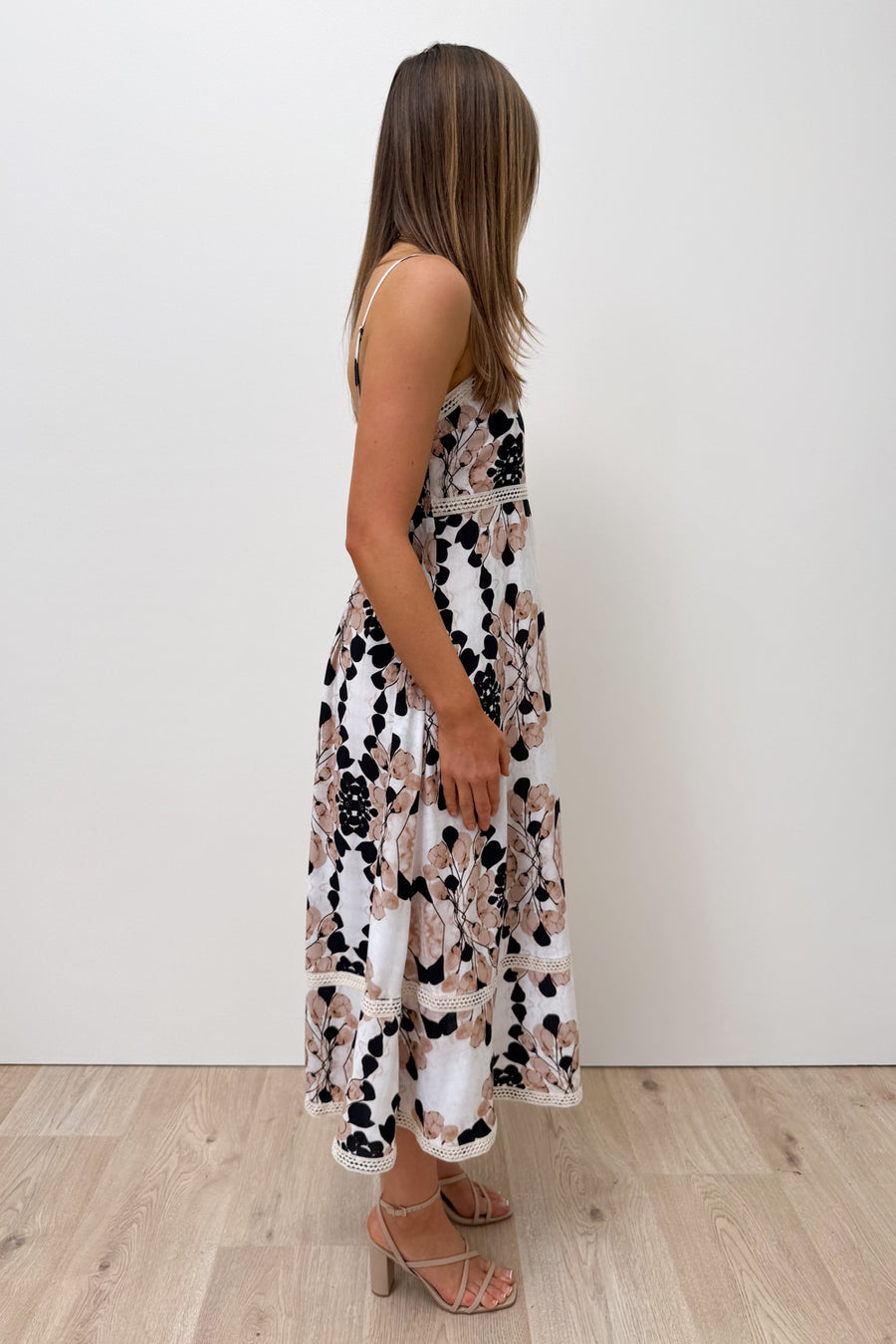 Black Taupe Floral