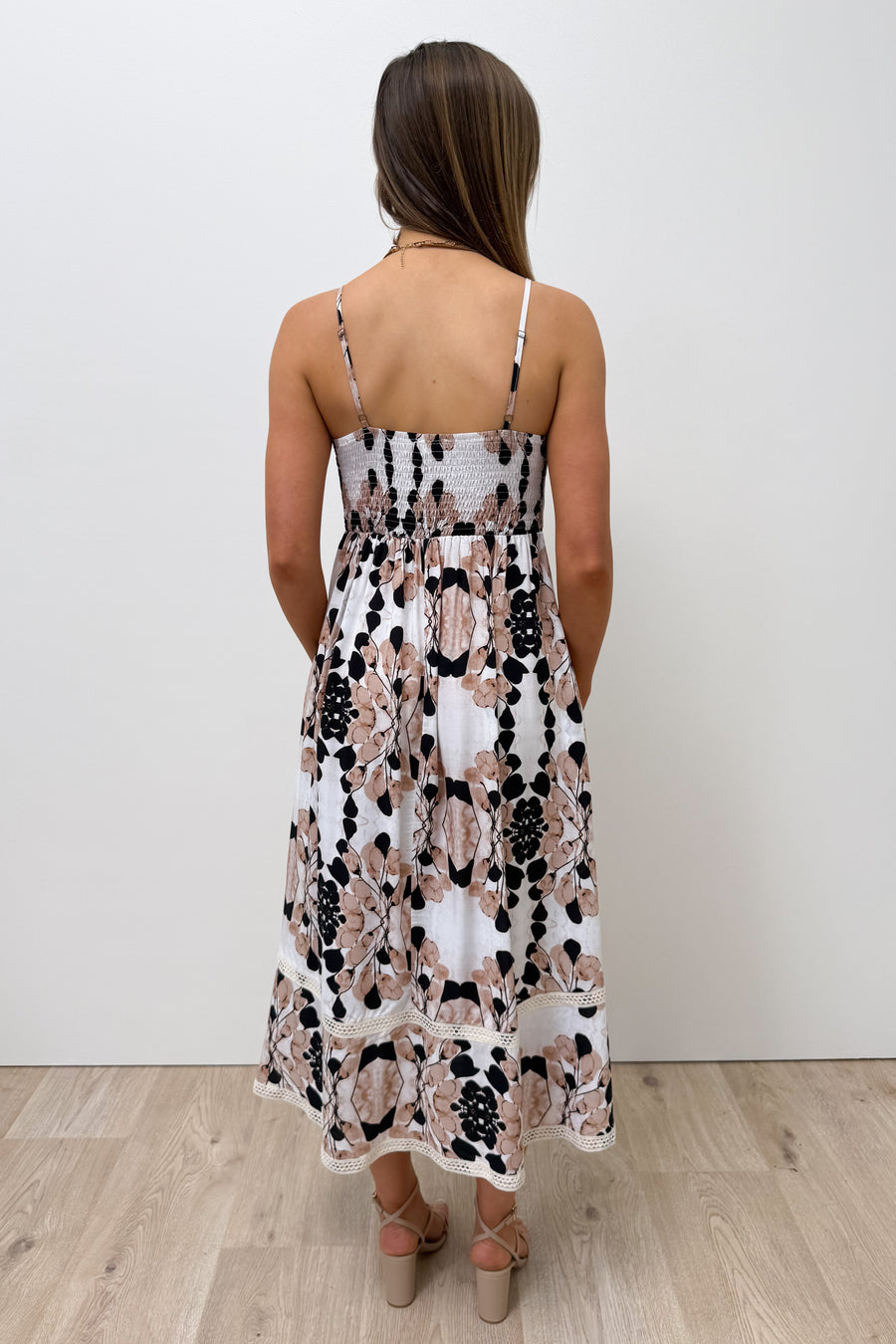 Black Taupe Floral