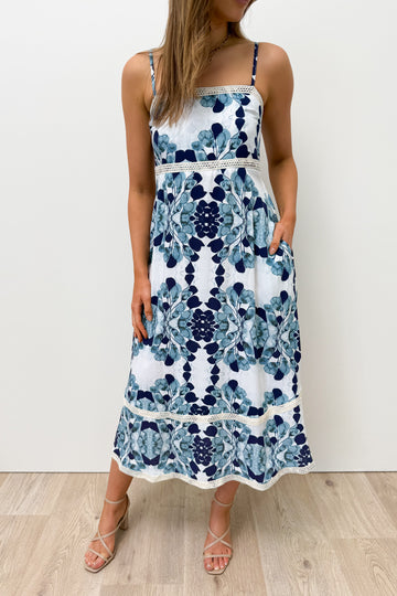 Navy Blue Floral: eve