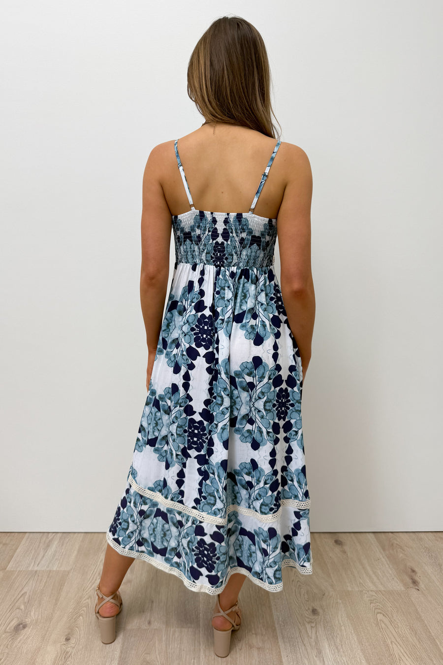 Navy Blue Floral
