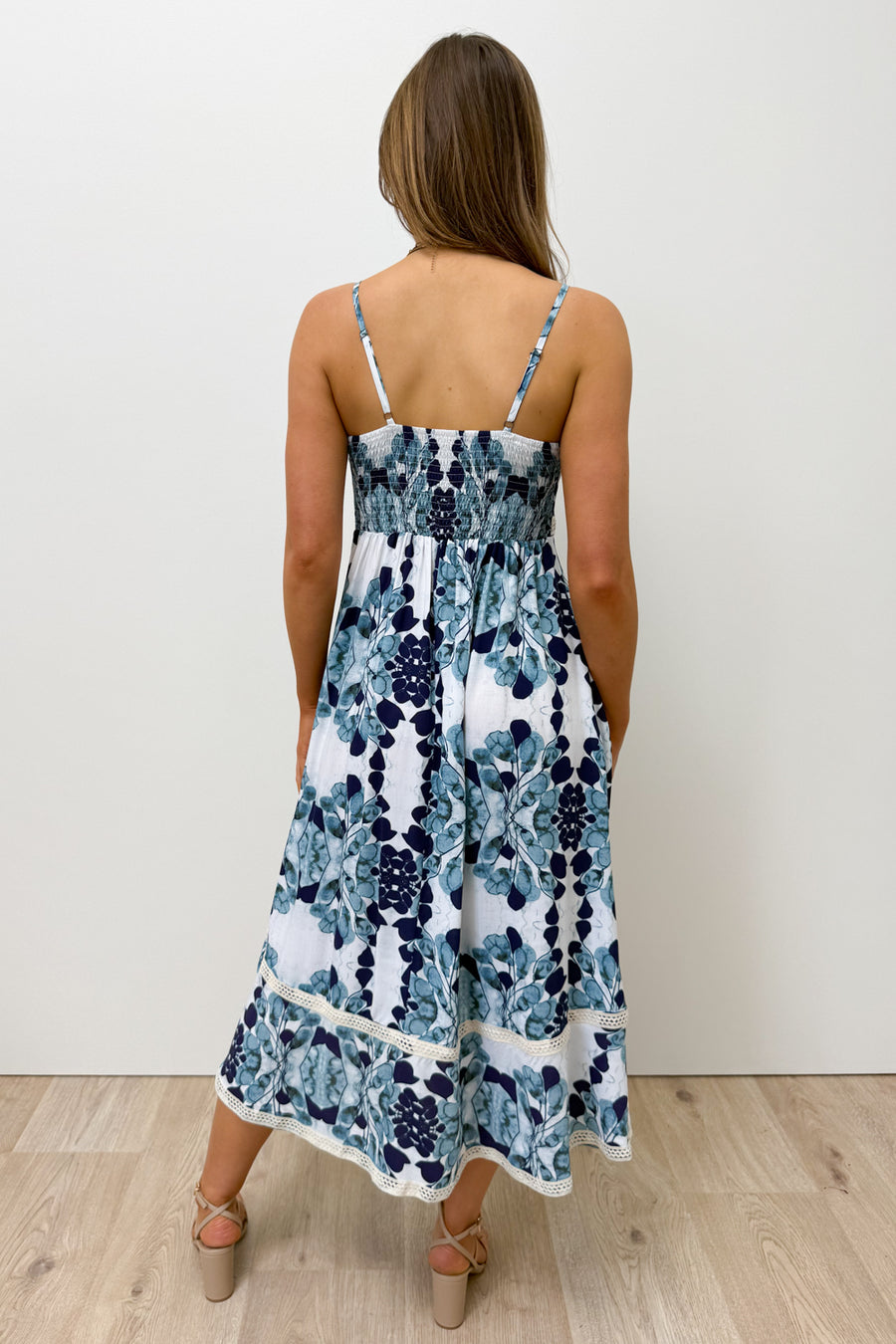 Navy Blue Floral