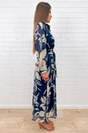 Blue Cream Floral