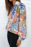 Blue Pink Floral