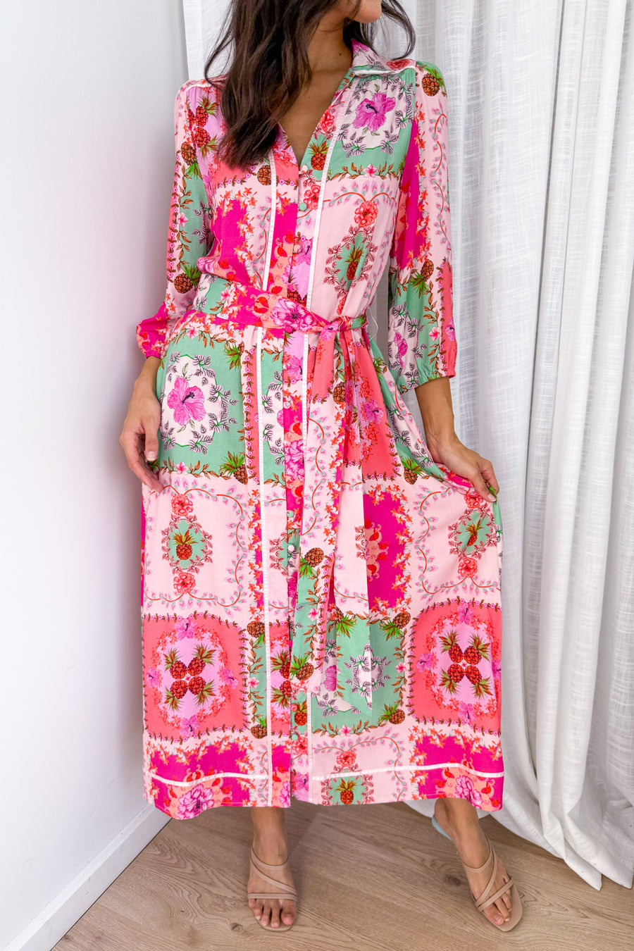 Pink Floral Patchwork