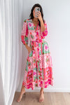 Pink Floral Patchwork