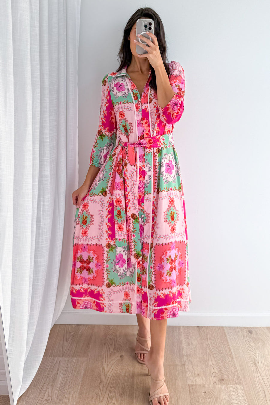 Pink Floral Patchwork