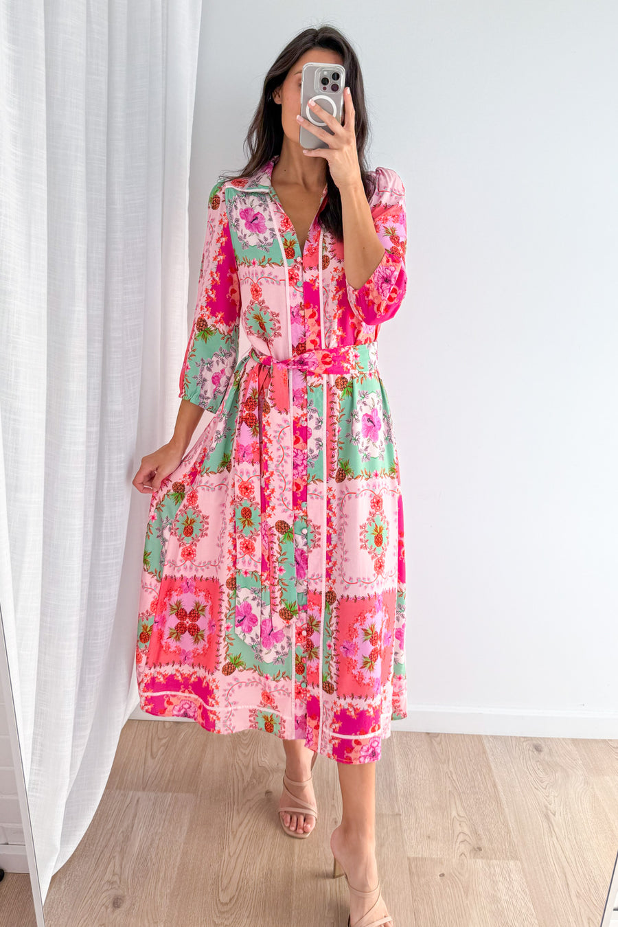 Pink Floral Patchwork