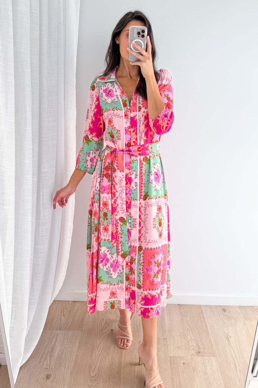 Pink Floral Patchwork