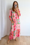 Pink Floral Patchwork