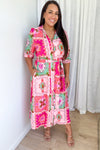 Pink Floral Patchwork