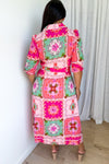 Pink Floral Patchwork