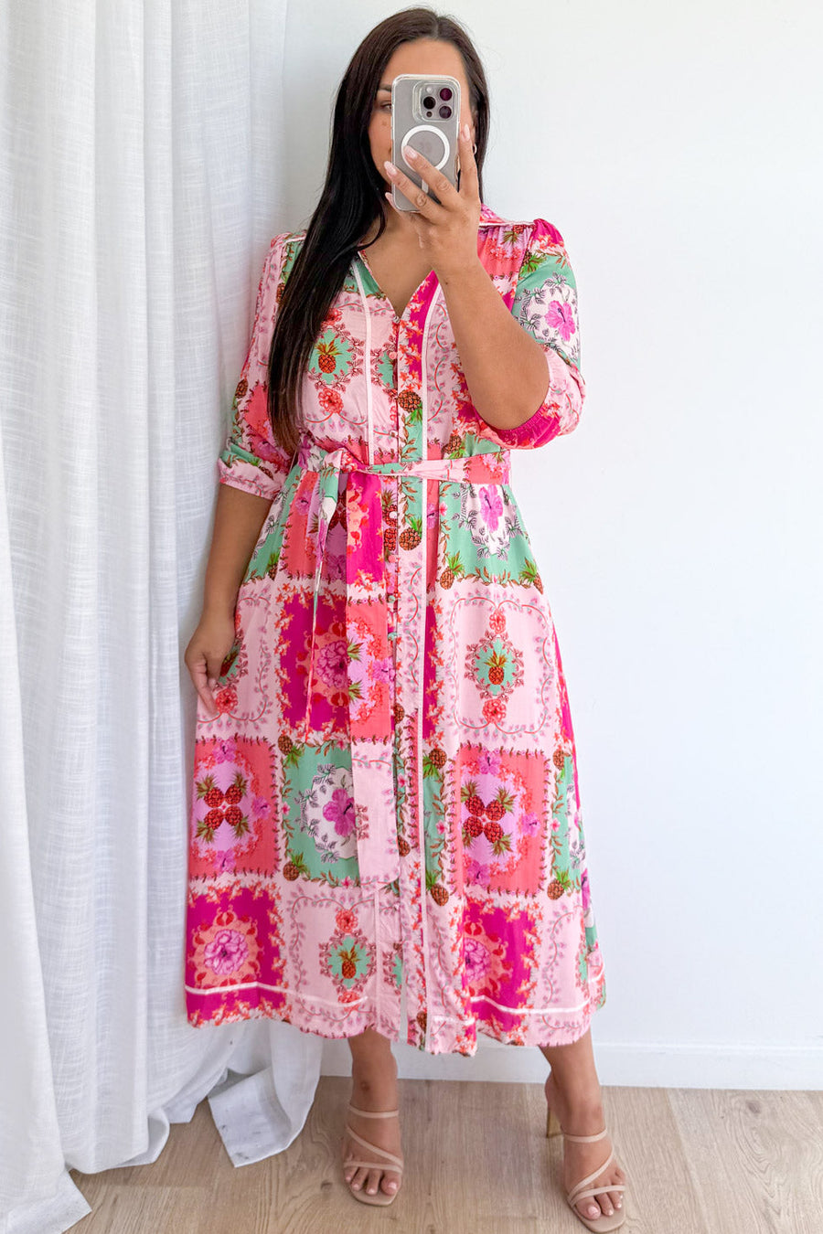 Pink Floral Patchwork