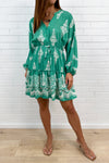 Green Abstract Print