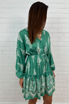 Green Abstract Print