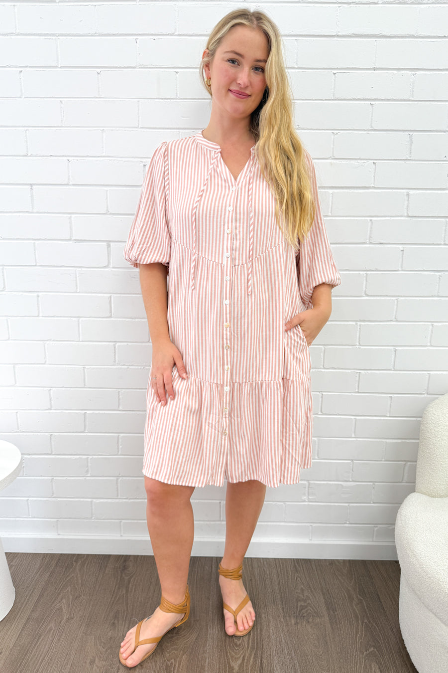 Peach Stripe