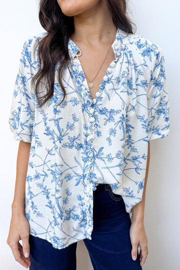 Blue Floral: kate