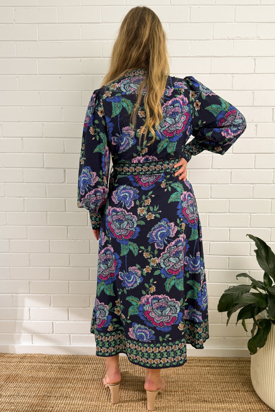 Navy Floral