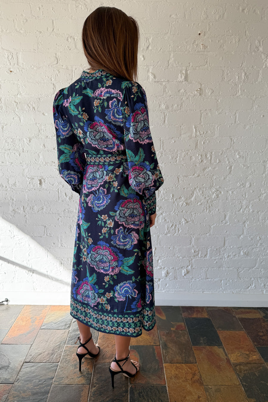 Navy Floral