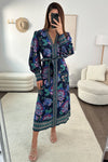 Navy Floral