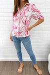 Pink Paisley Floral